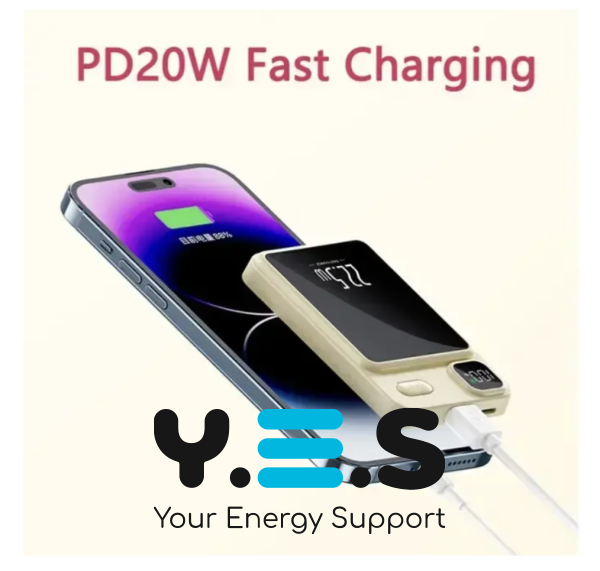 Магнітний павербанк Magnetic Power Bank 90 000mAh 22.5W — компактна потужна мобільна зарядка