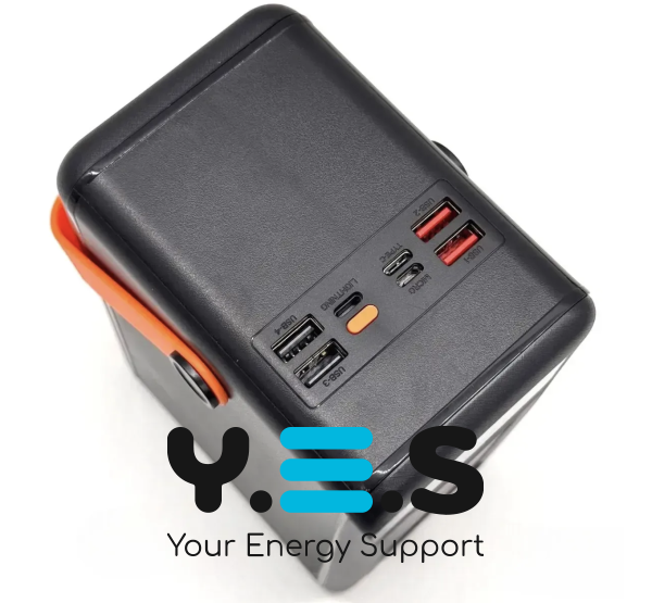 Power Bank YM-641 CX 180000 mAh із ліхтариком, сонячною панеллю та дисплеєм