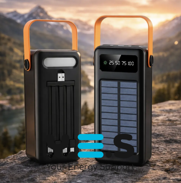 Сонячний Power Bank SOLAR YM-636CX 80000 mAh з ліхтариком — портативний акумулятор YM-636C