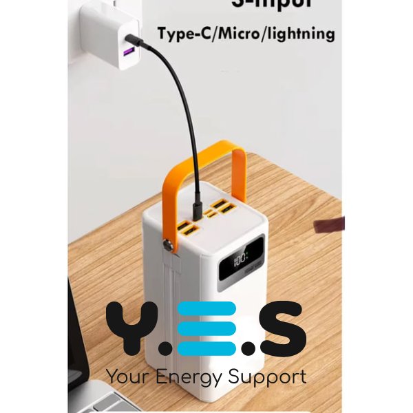 Повербанк DBT35A 100000 mAh з швидкою зарядкою — потужний Power Bank для тривалої автономної роботи