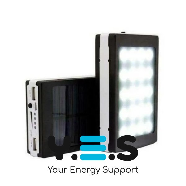 Сонячний повербанк UN-3102 SOLAR 40000mAh з LED-ліхтариком для телефону й планшета