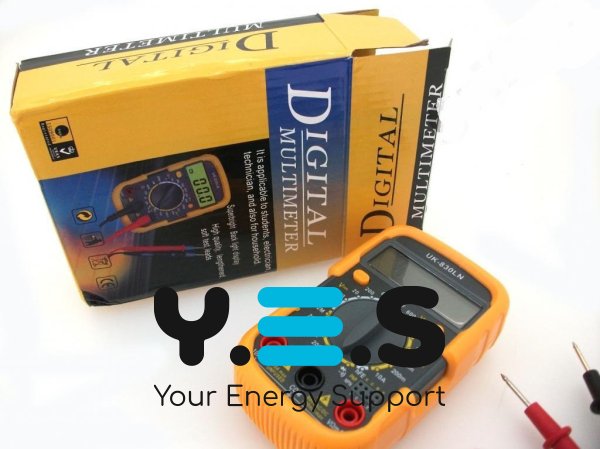 Цифровий мультиметр-тестер DT-830 LN для вимірювання напруги, струму та опору