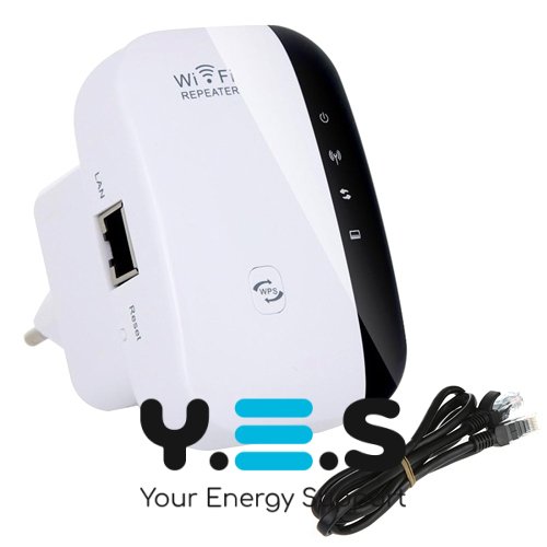 Wi‑Fi репітер у розетку 802.11n/b/g, підсилювач сигналу, антена 2 dBi, розширювач мережі