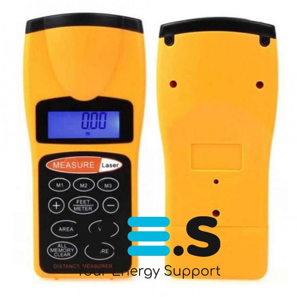 Лазерний далекомір TEST DISTANCE 3007, ультразвукова рулетка-лінійка з термометром