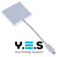 Перехідник-хаб Buro USB‑C (штекер) → HDMI 4K (гніздо), USB адаптер