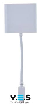 Перехідник-хаб Buro USB‑C (штекер) → HDMI 4K (гніздо), USB адаптер