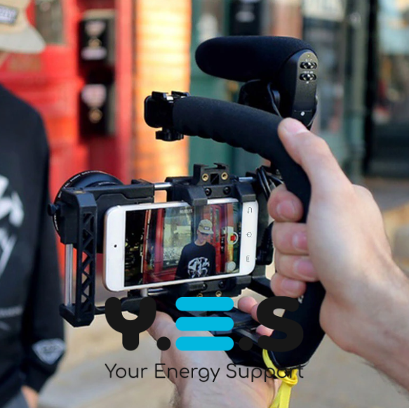 Портативний стабілізатор AY49U для відеозйомки: U-подібна ручка-кронштейн із тримачем камери/телефону та спалаху