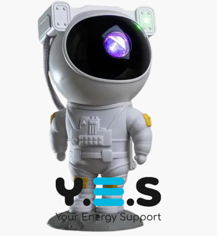 Лазерний нічник-проектор «Астронавт на Місяці» з проекцією космосу та зоряного неба