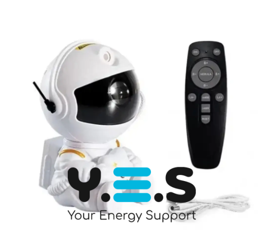 Лазерний проектор-нічник «Астронавт на Місяці» з проекцією космосу та зоряного неба