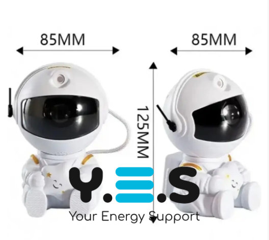 Лазерний проектор-нічник «Астронавт на Місяці» з проекцією космосу та зоряного неба