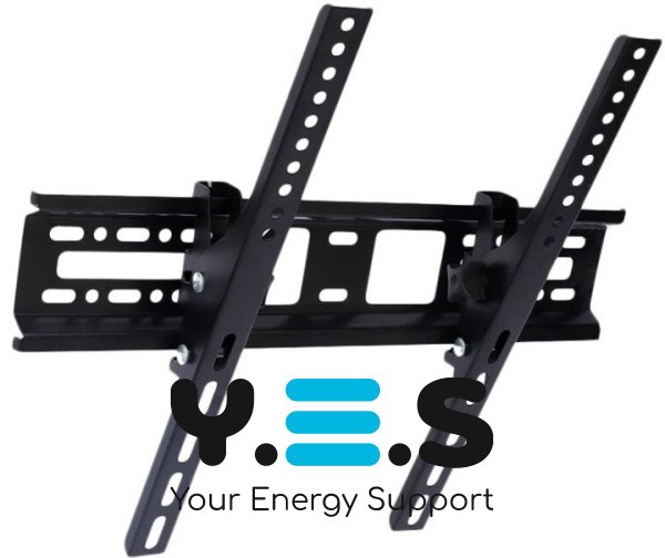 Кронштейн HT002 для ТВ 32"-55" — настінне кріплення з нахилом +15°/-5°