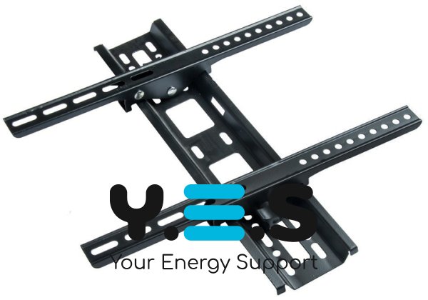 Кронштейн HT002 для ТВ 32"-55" — настінне кріплення з нахилом +15°/-5°