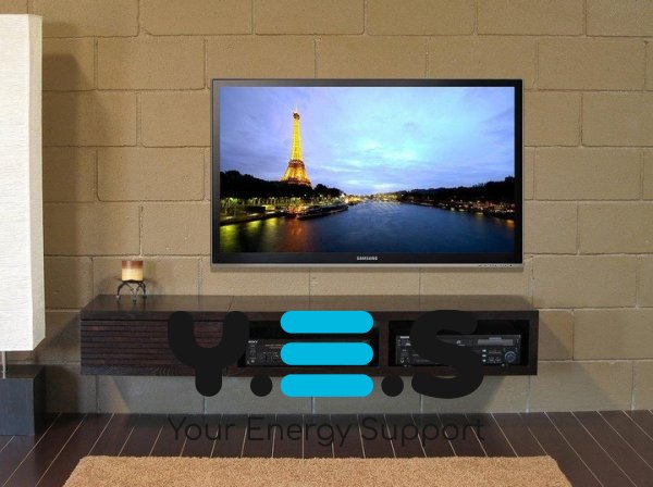 Кронштейн HT002 для ТВ 32"-55" — настінне кріплення з нахилом +15°/-5°