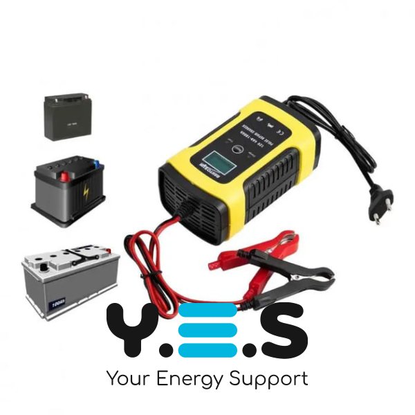 Автоматичний зарядний пристрій Smart Charger 12V 6A для автоакумулятора, 3 етапи зарядки