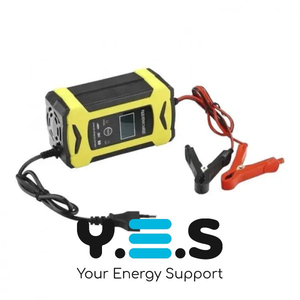 Автоматичний зарядний пристрій Smart Charger 12V 6A для автоакумулятора, 3 етапи зарядки