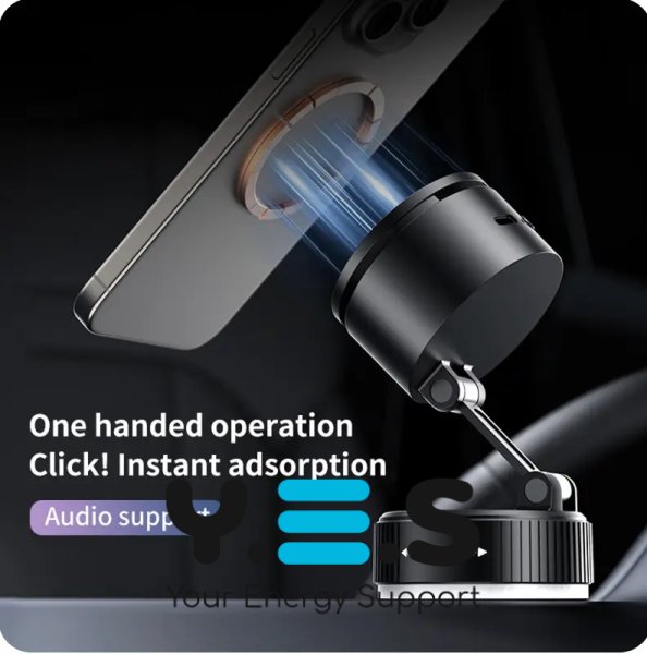 Магнітний тримач A01 для смартфонів і планшетів з Bluetooth-колонкою 3 Вт