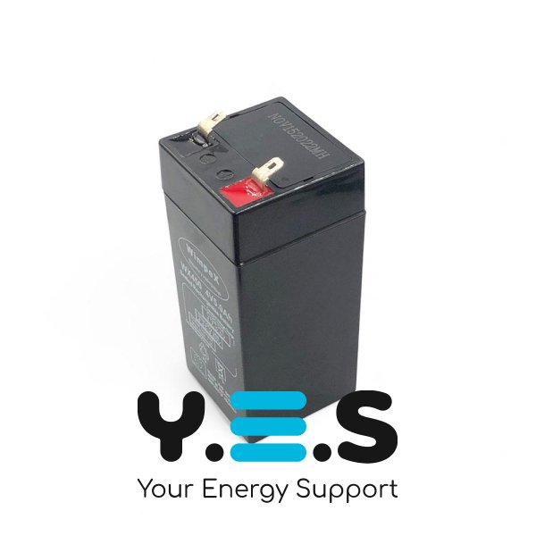 AGM акумулятор Wimpex WX 450 4V 5Ah (2023) герметичний свинцево-кислотний для ДБЖ/сигналізації/сонячних систем