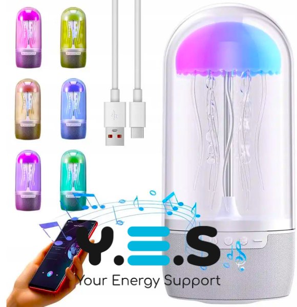 Портативна Bluetooth-колонка MAX113 з нічником «Медуза», підсвітка, USB-живлення