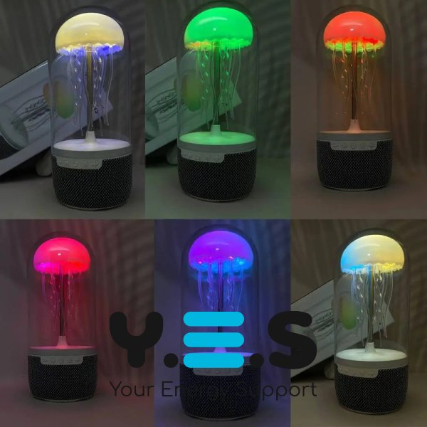 Портативна Bluetooth-колонка MAX113 з нічником «Медуза», підсвітка, USB-живлення