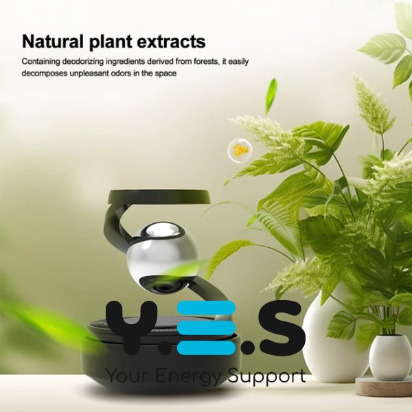 Автоароматизатор на сонячній енергії з обертовою кулькою (для авто)