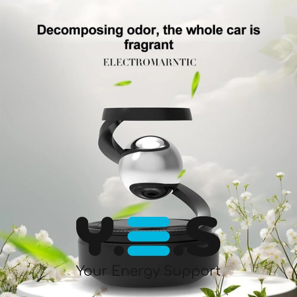 Автоароматизатор на сонячній енергії з обертовою кулькою (для авто)