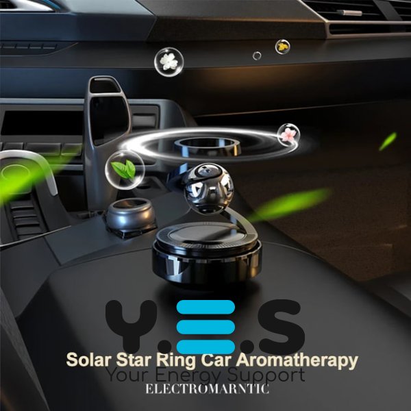 Автоароматизатор на сонячній енергії з обертовою кулькою (для авто)