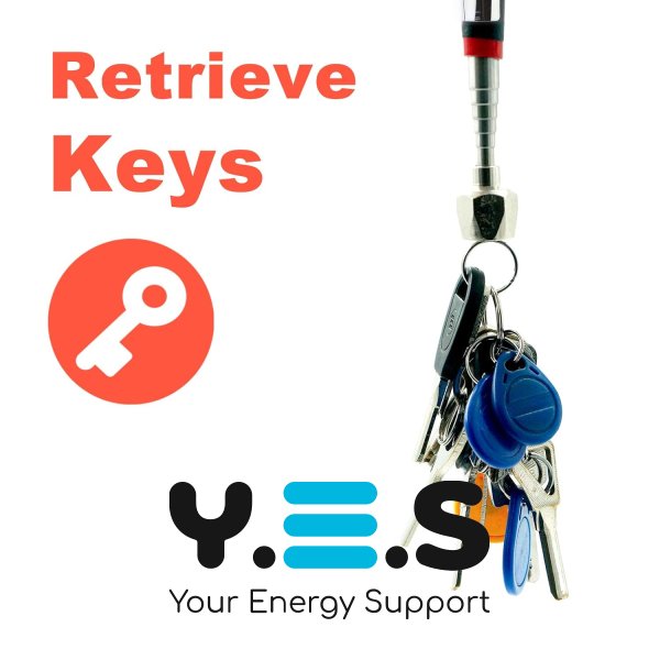 Телескопічний магнітний захват із LED-підсвіткою (магніт на подовжувачі)