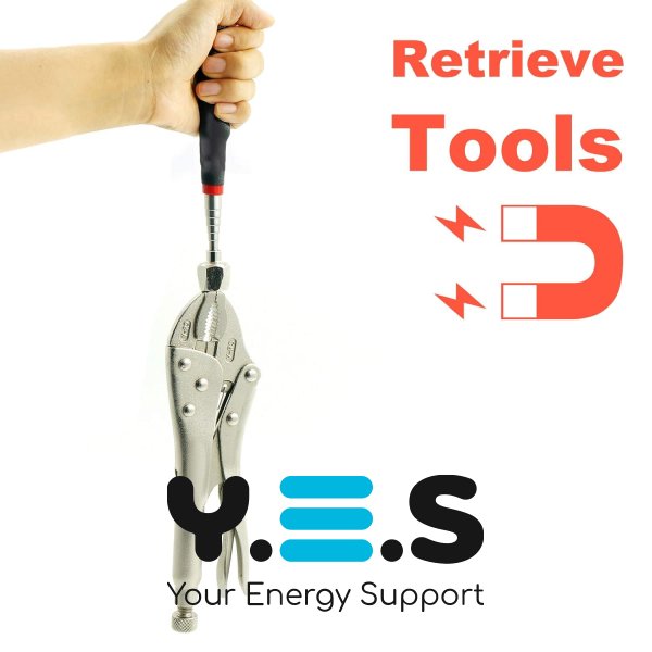 Телескопічний магнітний захват із LED-підсвіткою (магніт на подовжувачі)