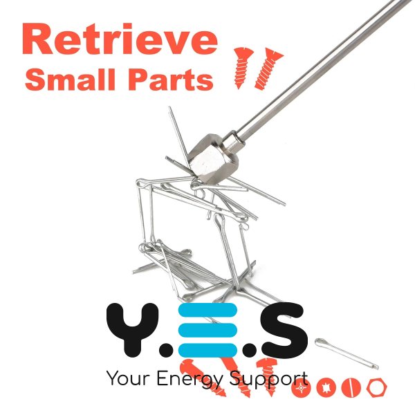 Телескопічний магнітний захват із LED-підсвіткою (магніт на подовжувачі)