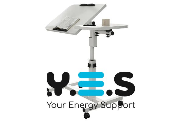 Наддиванний столик на коліщатках 64200 з подвійною стільницею T01 — мобільний і зручний