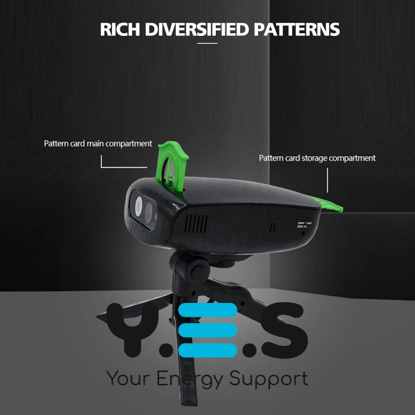 Лазерний диско‑проектор UKC RD‑8010L RGB з пультом ДК (лазерна установка)