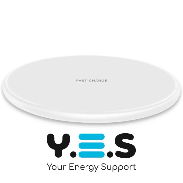 Бездротова зарядка Awei W7 кругла 10W Qi для смартфонів