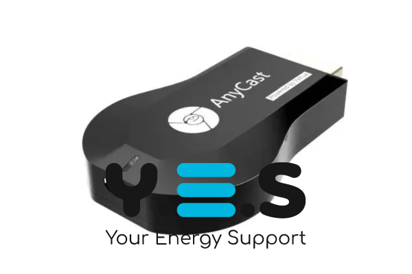 Бездротовий приймач AnyCast M9 Plus Wi‑Fi для ТВ, трансляція екрана зі смартфона (медіаплеєр)