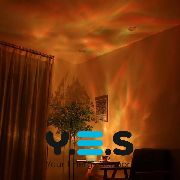 Проектор морських риб з колонкою для релаксу, настільний LED-світильник з пультом керування