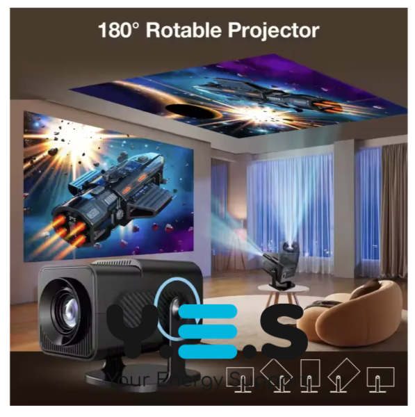 Смарт-проектор HY320 Max з іграми та 2 джойстиками для фільмів і геймінгу