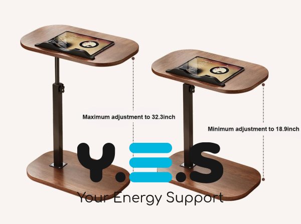 Приставний комп’ютерний стіл 1036 / столик 1036 з регулюванням висоти, багатофункціональний