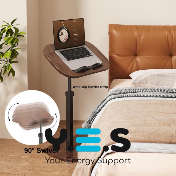 Приставний комп’ютерний стіл 1036 / столик 1036 з регулюванням висоти, багатофункціональний