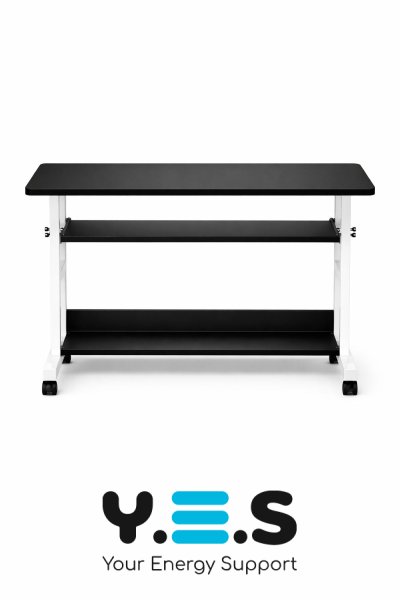 Регульований мобільний комп’ютерний стіл 1845 з висувною підставкою для клавіатури