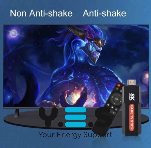 Ігрова консоль TV Game Stick X9 64GB, 30000 ігор, 2 бездротові джойстики