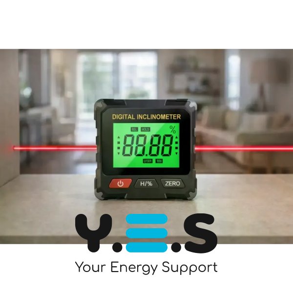 Цифровий інклінометр‑кутомір з лазером: магнітний, USB, електронний вимірювач кута та рівня