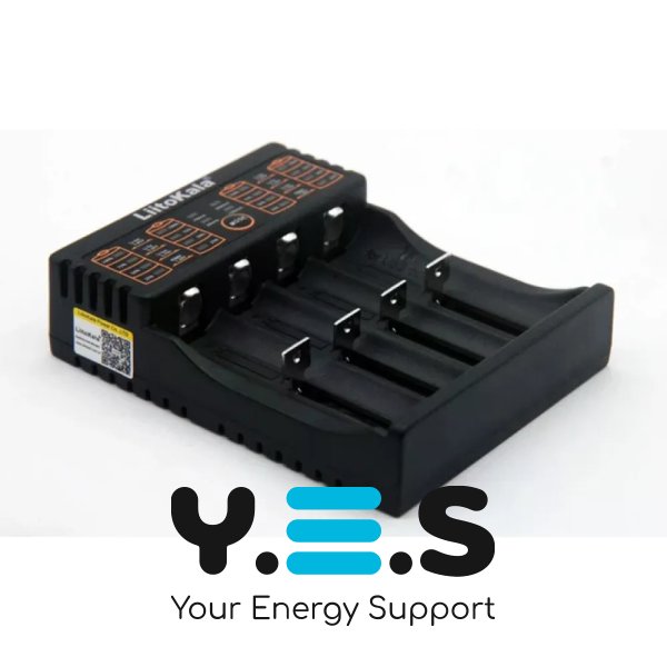 Інтелектуальний зарядний пристрій LiitoKala Lii-402 на 4 канали для 18650, AA, AAA (Li-Ion/Ni-MH/Ni-Cd), LCD, Power Bank