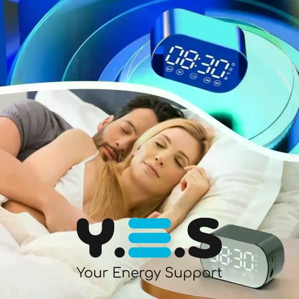 Bluetooth колонка з годинником S15 BT ∙ портативна бездротова колонка з будильником, FM-радіо, LED-дисплеєм і підтримкою microSD