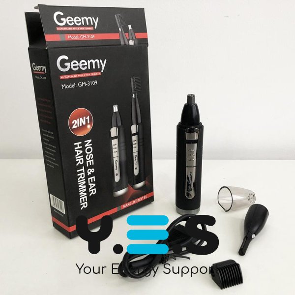 Тример GEMEI GM-3109 для носа та вух, з насадками