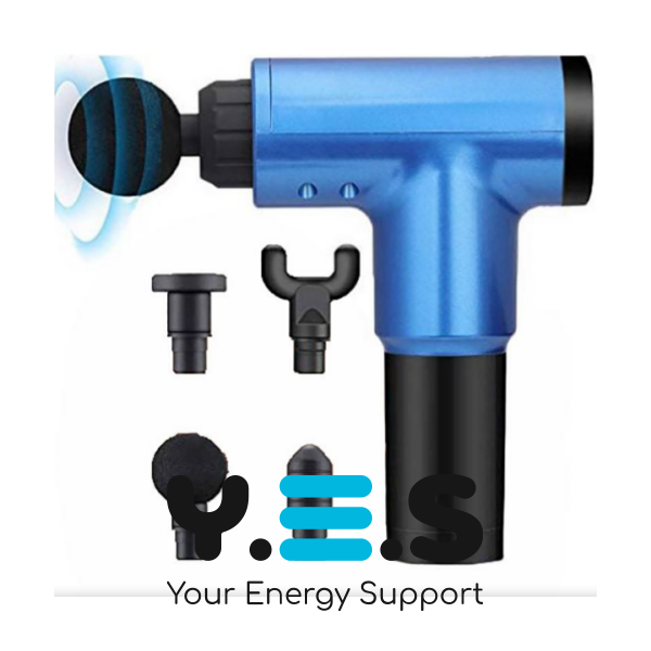 Портативний м’язовий масажер-пістолет Fascial Gun KH-320, ручний вібромасажер для фасцій