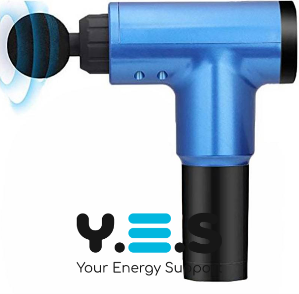 Портативний м’язовий масажер-пістолет Fascial Gun KH-320, ручний вібромасажер для фасцій