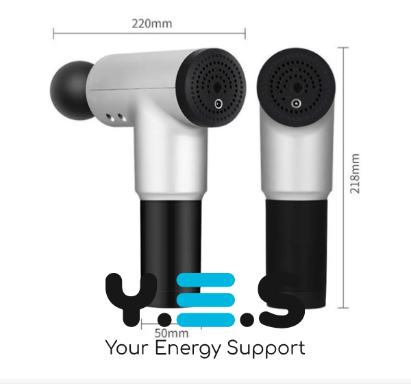 Портативний м’язовий масажер-пістолет Fascial Gun KH-320, ручний вібромасажер для фасцій