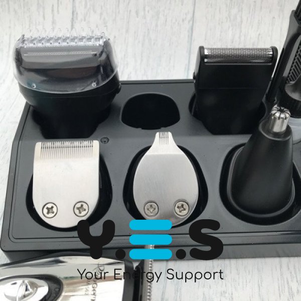 Набір для стрижки 10в1 Gemei GM-562: машинка-тример з насадками