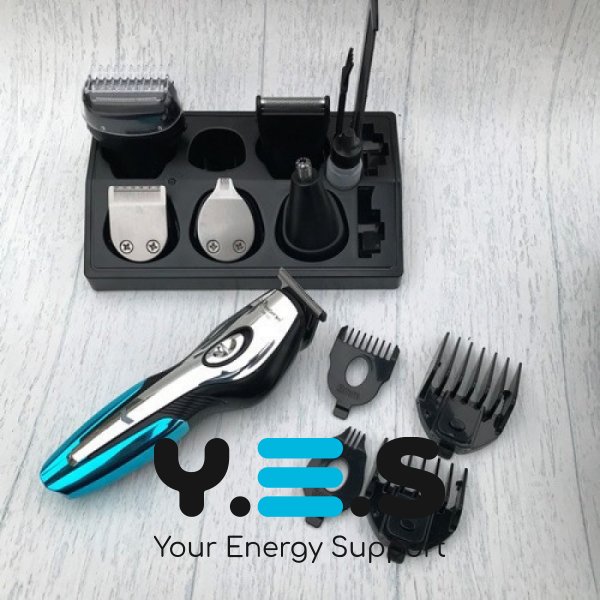 Набір для стрижки 10в1 Gemei GM-562: машинка-тример з насадками