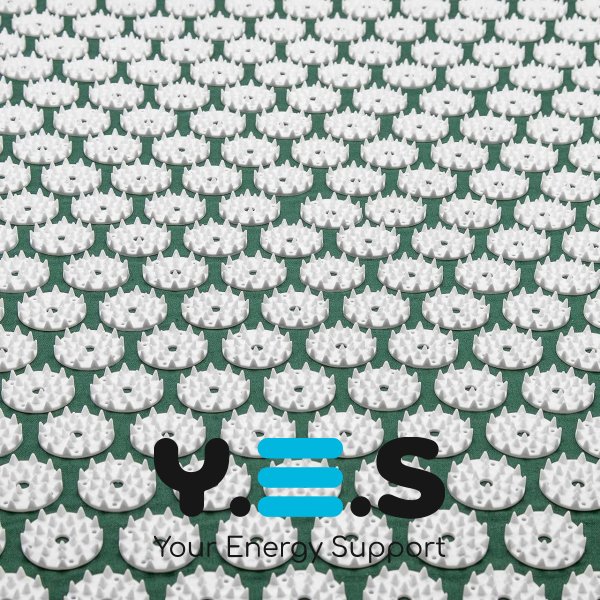 Акупунктурний масажний килимок із валиком-подушкою для голови