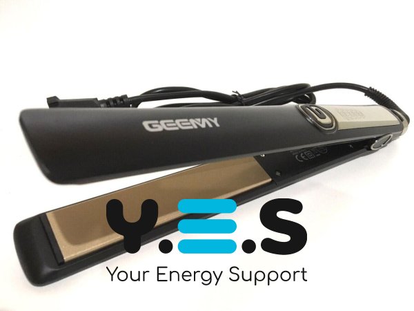 Професійна праска-плойка для випрямлення волосся Gemei GM-416, кераміка, 150–230°C